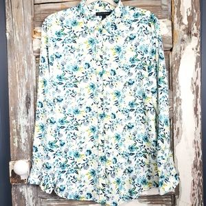 Banana Republic Size Large Floral Print Top
